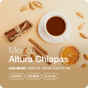 멕시코 알투라 치아파스 소코누스코 원두 커피